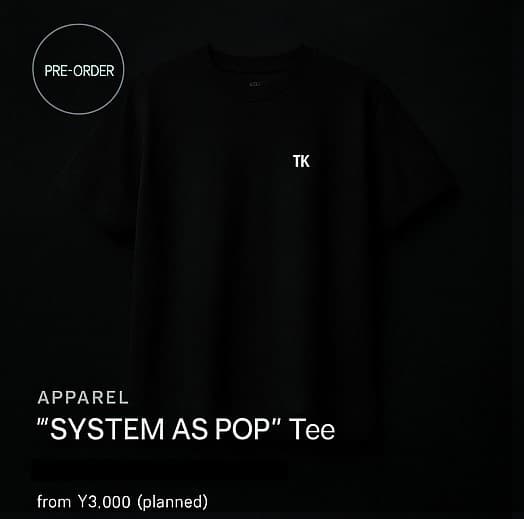 “SYSTEM AS POP” Tee